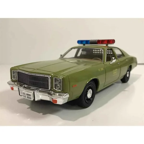 ماکت فلزی پلیسی کلاسیک طرح THE A-TEAM 1977 PLYMOUTH FURY برند گرین لایت مقیاس 1/24