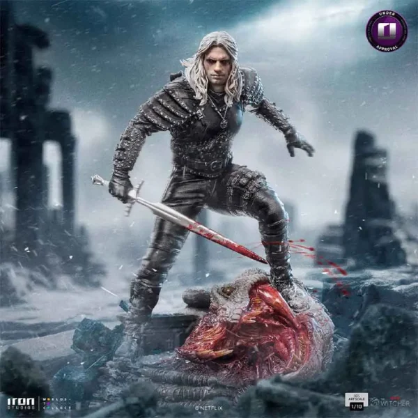 مجسمه گرالت ویچر | THE WITCHER (NETFLIX) – GERALT | آیرون استودیو