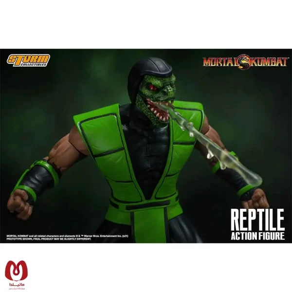 اکشن فیگور مورتال کمبت رپتایل Mortal Kombat Reptile برند Storm