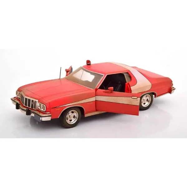 ماکت فلزی فورد گرن تورینو طرح خاک خورده گرین لایت مدل 1976 Ford Gran Torino