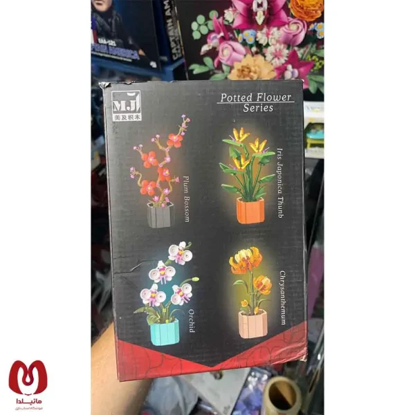 لگو گل پک 4 عددی کامل | Chrysanthemum - Iris Japonica - Plum - Orchid