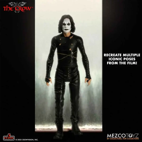 اکشن فیگور کلاغ از فیلم The Crow سری 5 Points Deluxe Figure برند مزکو اورجینال مجموعه 2 عددی