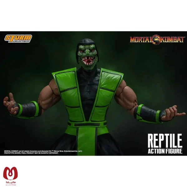 اکشن فیگور مورتال کمبت رپتایل Mortal Kombat Reptile برند Storm