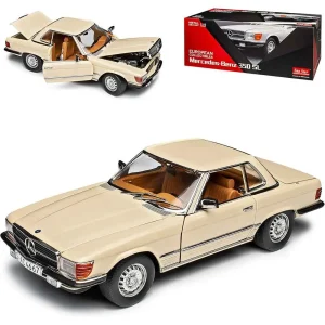 ماکت ماشین سان استار مدل بنز کلاسیک طرح Mercedes-Benz 350SL1/18