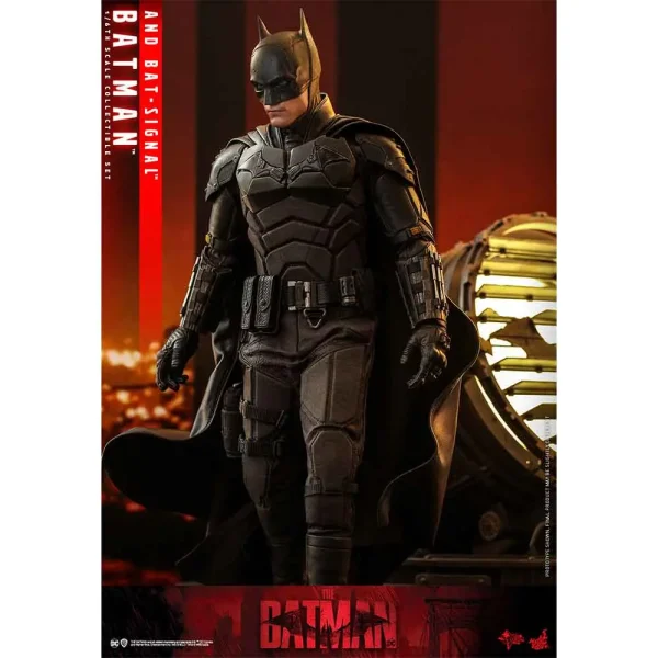 اکشن فیگور شاهکار و لیمیتد بتمن و بت سیگنال | BATMAN AND BAT-SIGNAL | هات تویز