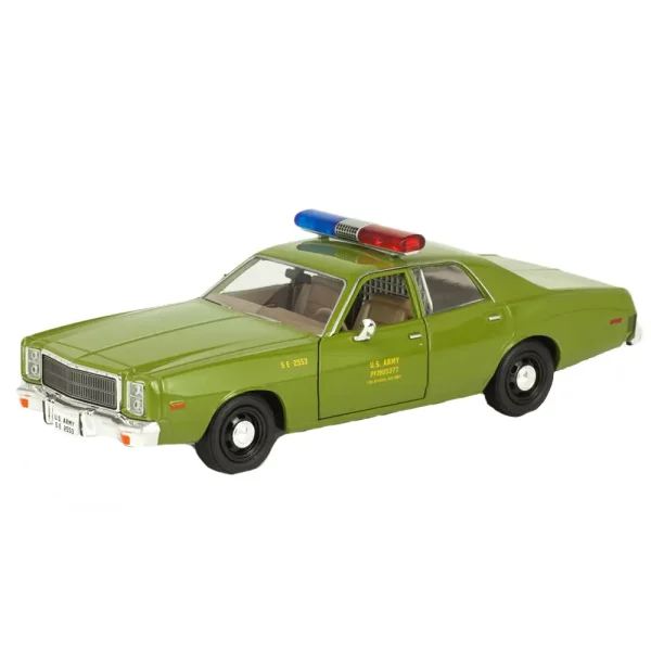 ماکت فلزی پلیسی کلاسیک طرح THE A-TEAM 1977 PLYMOUTH FURY برند گرین لایت مقیاس 1/24