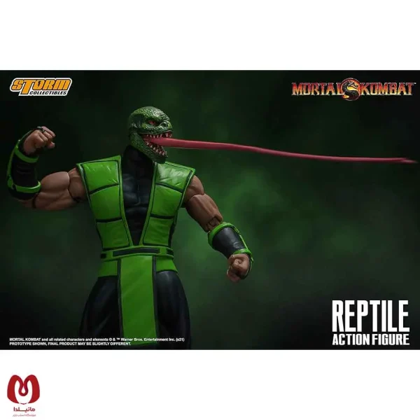 اکشن فیگور مورتال کمبت رپتایل Mortal Kombat Reptile برند Storm