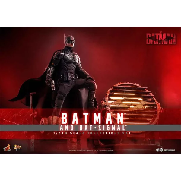 اکشن فیگور شاهکار و لیمیتد بتمن و بت سیگنال | BATMAN AND BAT-SIGNAL | هات تویز
