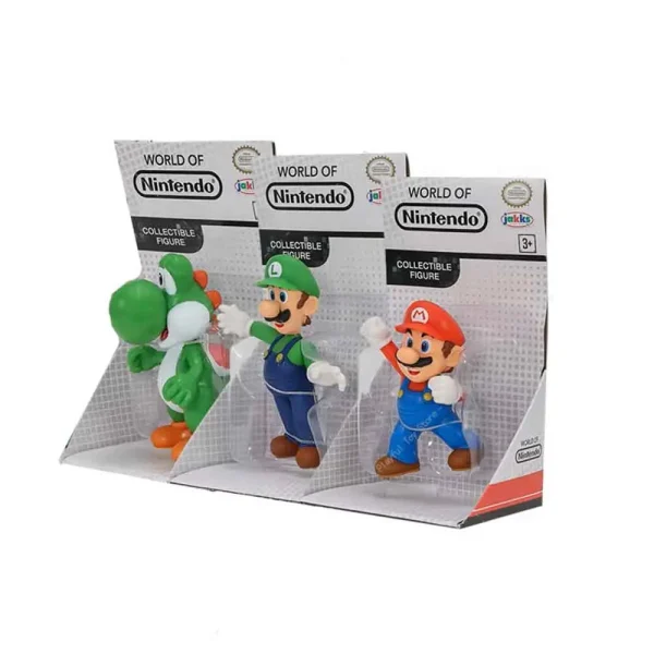 فیگور سوپرماریو super mario پک 4 عددی برند jakks