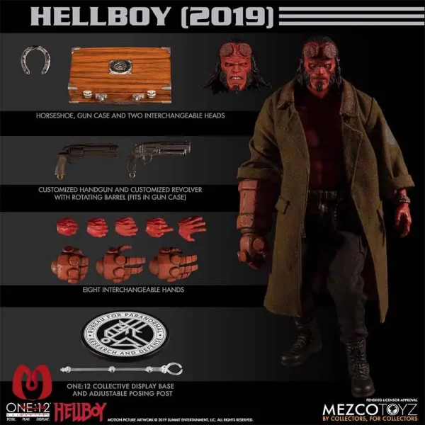 اکشن فیگور هل بوی پسر جهنمی Hellboy 2019 برند مزکو