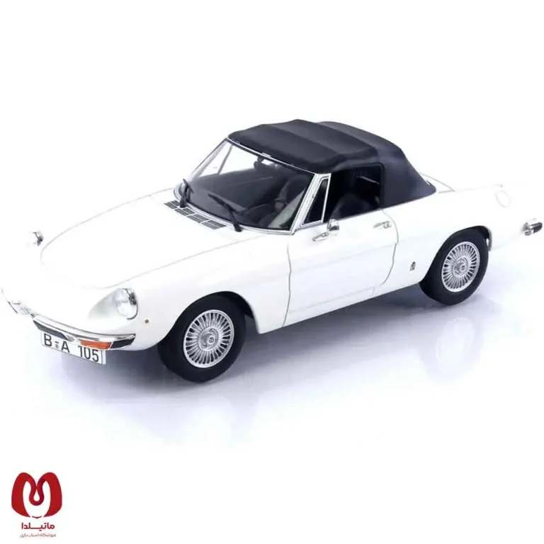 ماکت ماشین آلفا رومئو Alfa Romeo 2000 Spider 1978 برند Norev