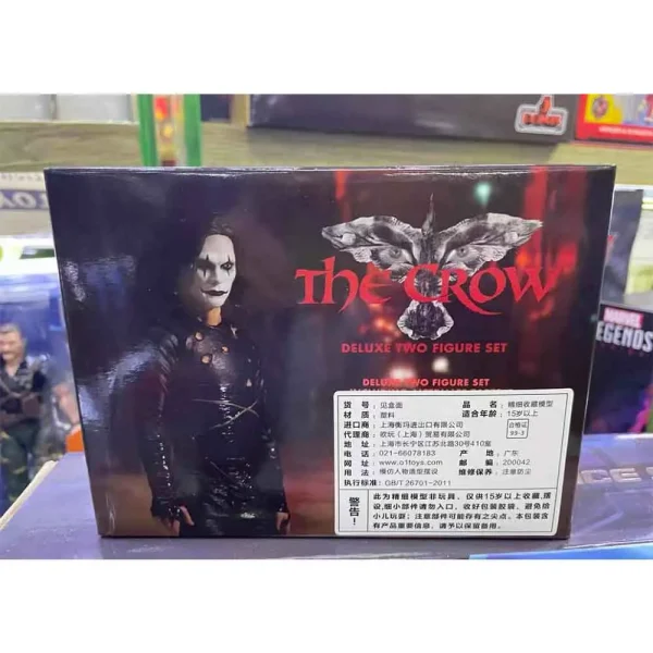 اکشن فیگور کلاغ از فیلم The Crow سری 5 Points Deluxe Figure برند مزکو اورجینال مجموعه 2 عددی