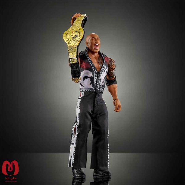 اکشن فیگور راک از کشتی کج Ultimates The Rock برند متل