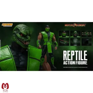اکشن فیگور مورتال کمبت رپتایل Mortal Kombat Reptile برند Storm