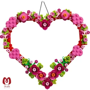 لگو اورجینال گل طرح قلب Botanical Heart Ornament Set کد 40638