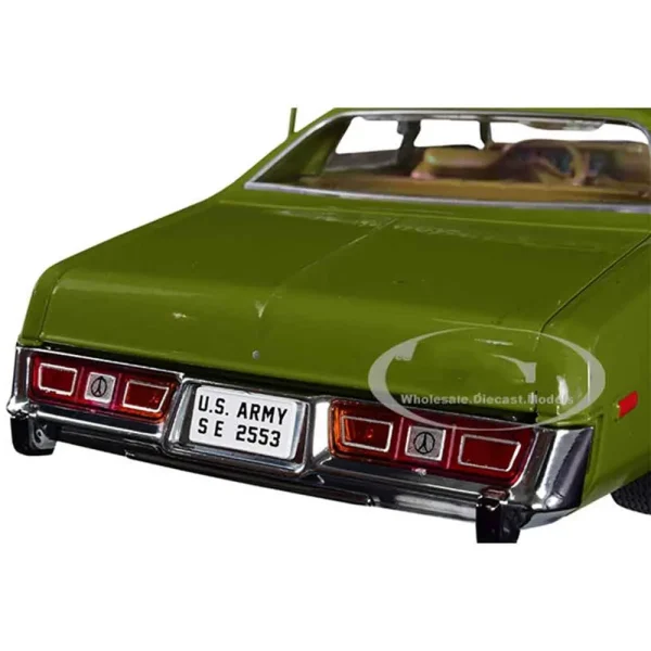 ماکت فلزی پلیسی کلاسیک طرح THE A-TEAM 1977 PLYMOUTH FURY برند گرین لایت مقیاس 1/24