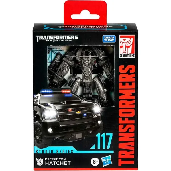 اکشن فیگور ترنسفورمر Decepticon Hatchet برند هاسبرو سری Transformers Studio Series Deluxe Class Transformers: Dark Side of the Moon 94