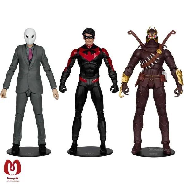 اکشن فیگور بتمن نایت وینگ Batman: Court of Owls | Talon & Nightwing & Owl برند مکفارلین