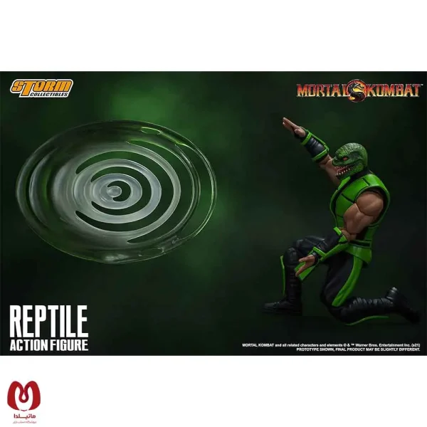اکشن فیگور مورتال کمبت رپتایل Mortal Kombat Reptile برند Storm