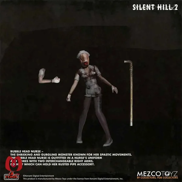 اکشن فیگور دیوراما سایلنت هیل Diorama Silent Hill 2 Deluxe Pack برند مزکو