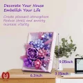 لگو تابلو گل یاس بنفش Lilac Flower برند MJ