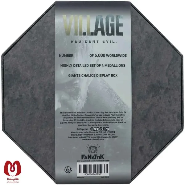 ست مدال های رزیدنت اویل House Medallion از Resident Evil Village Limited Edition