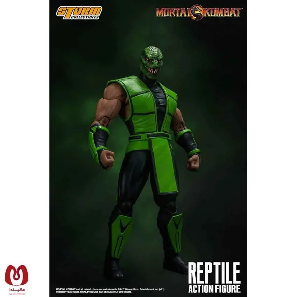 اکشن فیگور مورتال کمبت رپتایل Mortal Kombat Reptile برند Storm