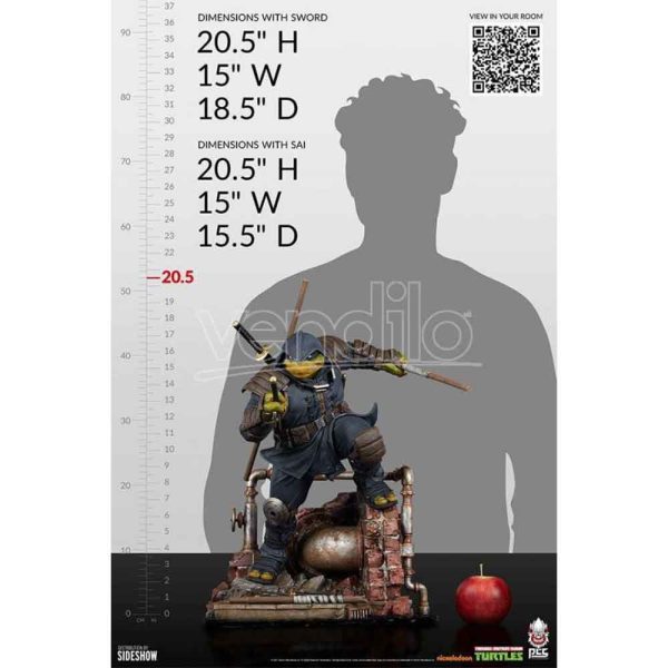 فیگور شاهکار از لاک پپشت نینجا The Last Ronin برند Sideshow ارتفاع 52 سانتی متر مقیاس 1/4
