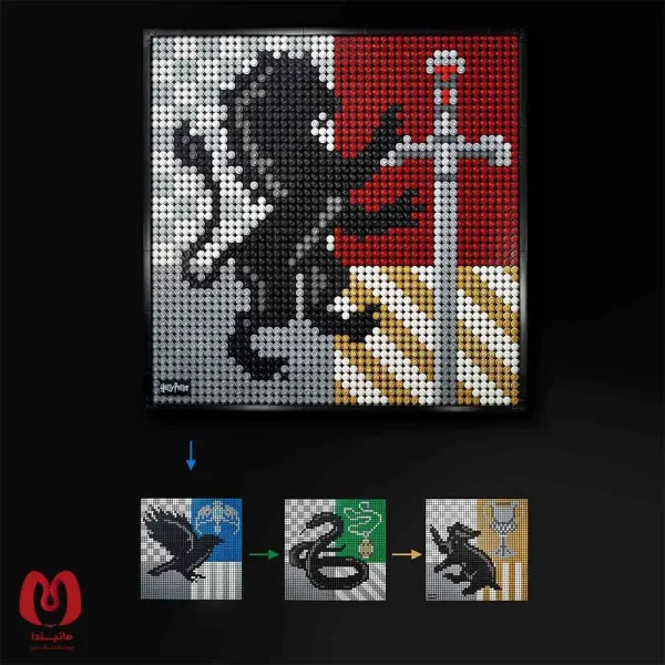 لگو اورجینال Art تاج هاگوارتز Harry Potter Hogwarts Crests کد 31201