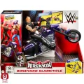 اکشن فیگور اندرتیکن با موتور Undertaker with Slamcycle کالکشن کشتی کج برند متل آمریکا