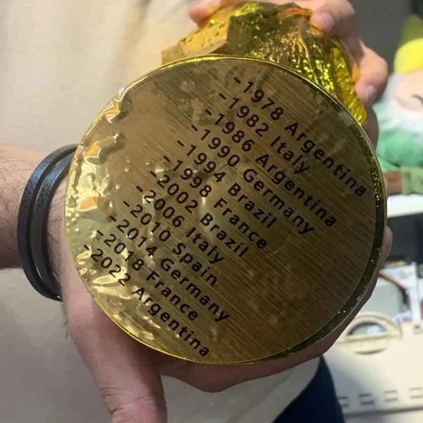 تندیس کاپ جام جهانی 2026 اورجینال FOOTBALL WORLD CUP ارتفاع 36 سانتی متر