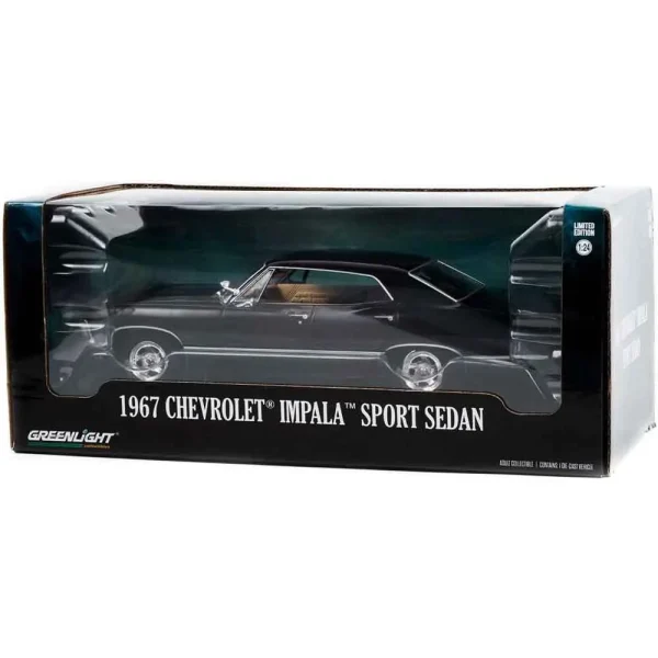 ماکت شاهکار از شورولت ایمپالا کلاسیک 1967 Chevrolet Impala Sport Sedan برند Greenlight مقیاس 1/24