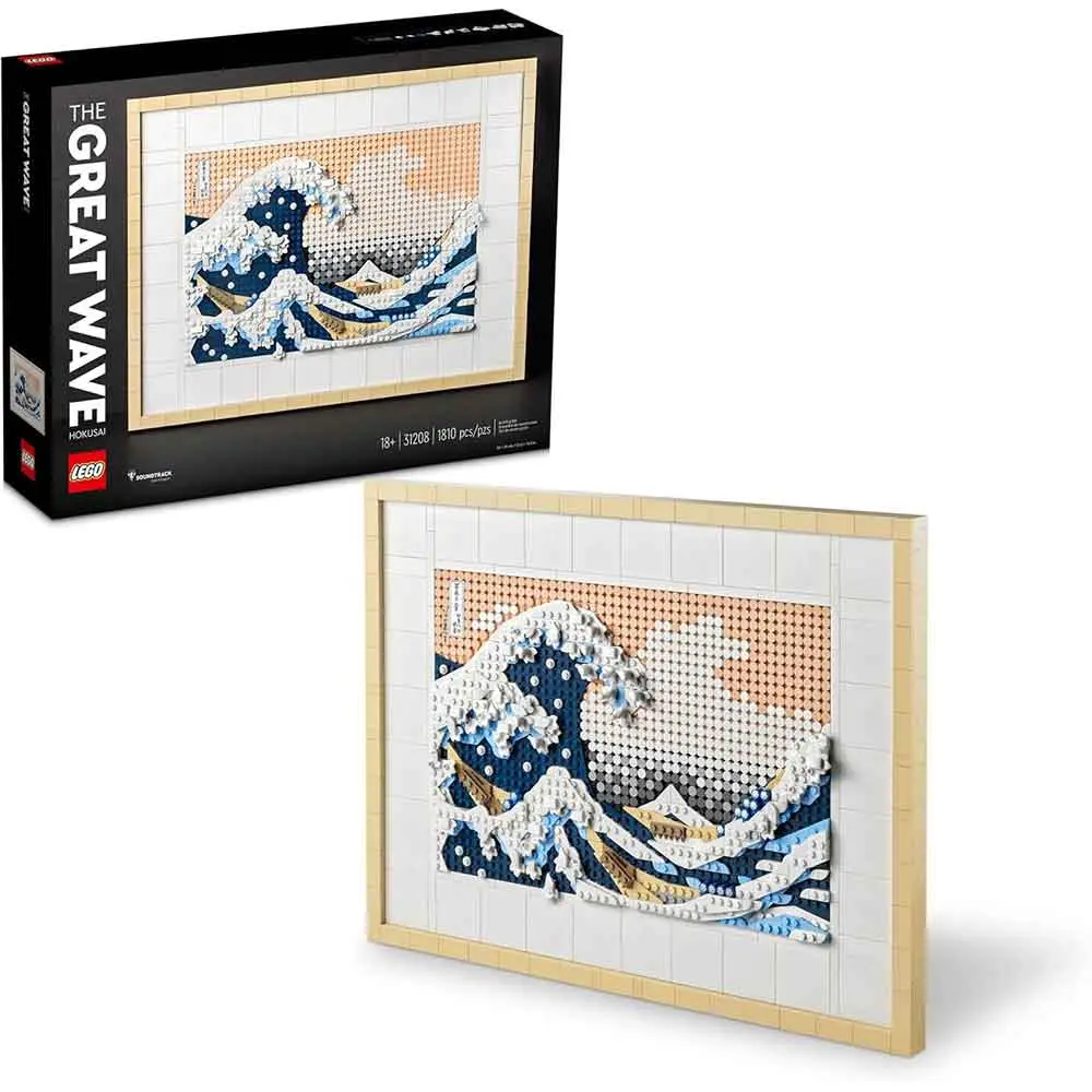 لگو سری هنر مدل موج بزرگ نقاشی معروف ژاپنی 31208 - LEGO Art Hokusai The Great Wave 31208