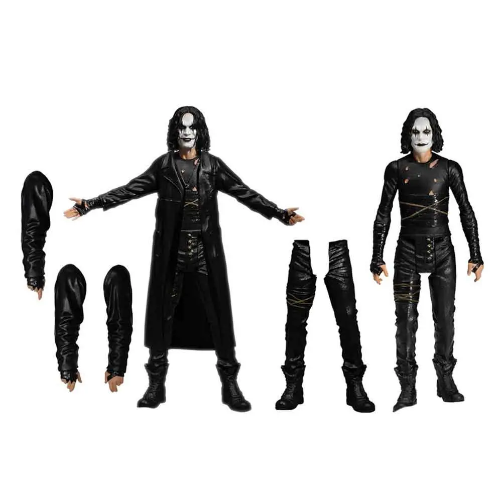 اکشن فیگور کلاغ از فیلم The Crow سری 5 Points Deluxe Figure برند مزکو اورجینال مجموعه 2 عددی