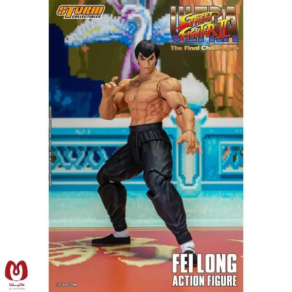 اکشن فیگور استریت فایتر Fei Long Street Fighter برند Storm
