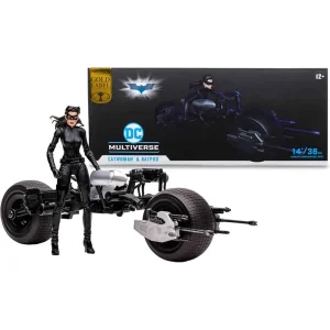 اکشن فیگور کت وومن Catwoman با موتور The Dark Knight Rises برند مکفارلین