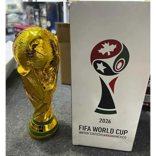 تندیس کاپ جام جهانی 2026 اورجینال FOOTBALL WORLD CUP ارتفاع 36 سانتی متر