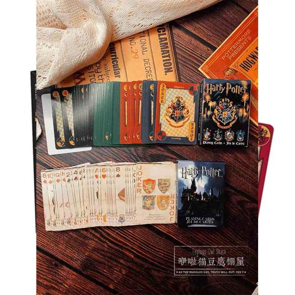 کارت بازی هری پاتر Harry Potter مدل قلعه مجموعه 3 عددی