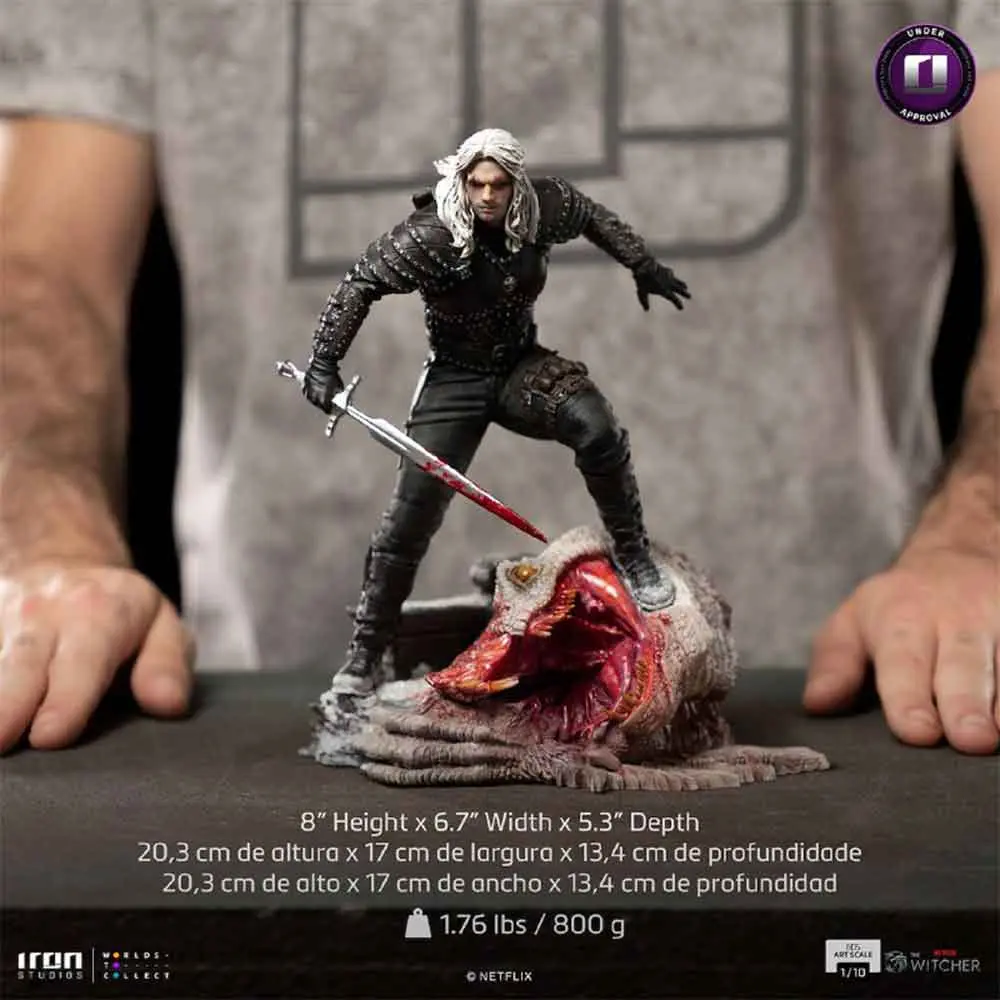 مجسمه گرالت ویچر | THE WITCHER (NETFLIX) – GERALT | آیرون استودیو