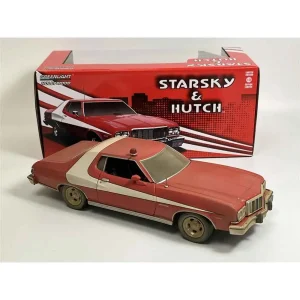 ماکت فلزی فورد گرن تورینو طرح خاک خورده گرین لایت مدل 1976 Ford Gran Torino