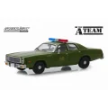 ماکت فلزی پلیسی کلاسیک طرح THE A-TEAM 1977 PLYMOUTH FURY برند گرین لایت مقیاس 1/24
