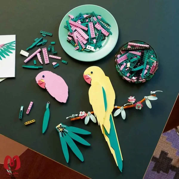 لگو اورجینال Art طوطی ماکائو Macaw Parrots کد 31211