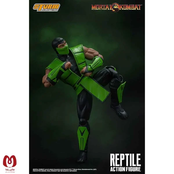 اکشن فیگور مورتال کمبت رپتایل Mortal Kombat Reptile برند Storm