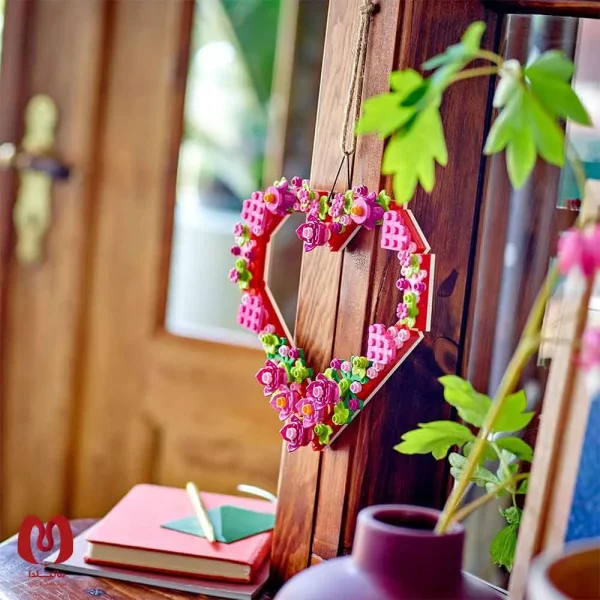 لگو اورجینال گل طرح قلب Botanical Heart Ornament Set کد 40638
