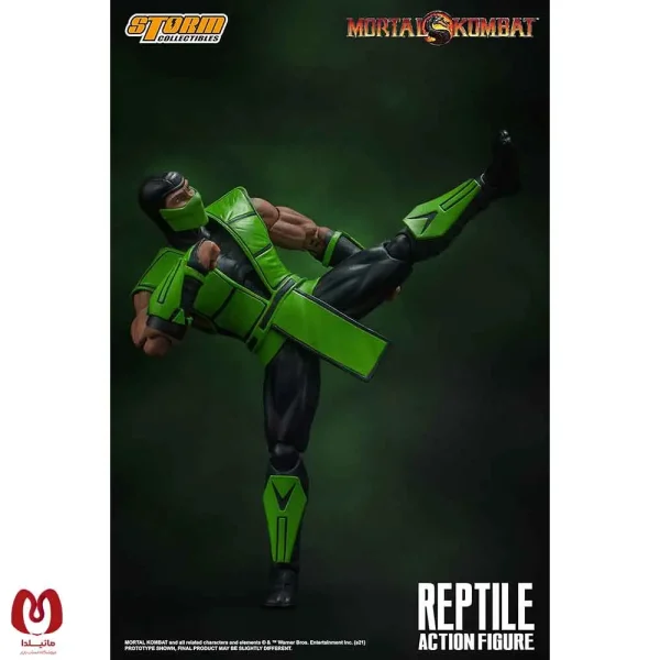 اکشن فیگور مورتال کمبت رپتایل Mortal Kombat Reptile برند Storm