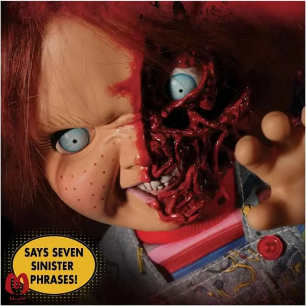 اکشن فیگور چاکی Talking Pizza Face Chucky برند مزکو