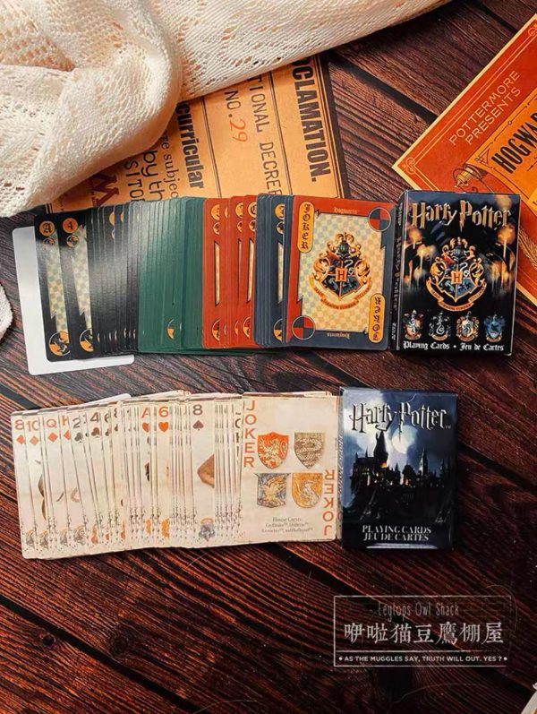 کارت بازی هری پاتر Harry Potter مدل قلعه مجموعه 3 عددی