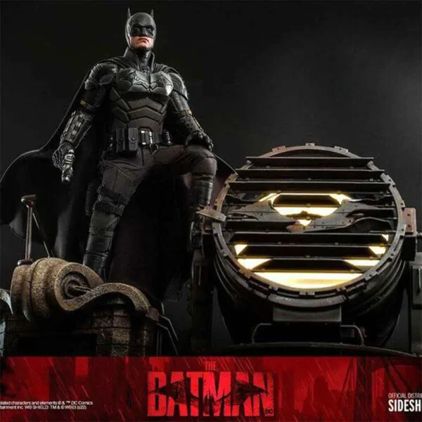 اکشن فیگور شاهکار و لیمیتد بتمن و بت سیگنال | BATMAN AND BAT-SIGNAL | هات تویز