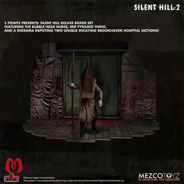 اکشن فیگور دیوراما سایلنت هیل Diorama Silent Hill 2 Deluxe Pack برند مزکو