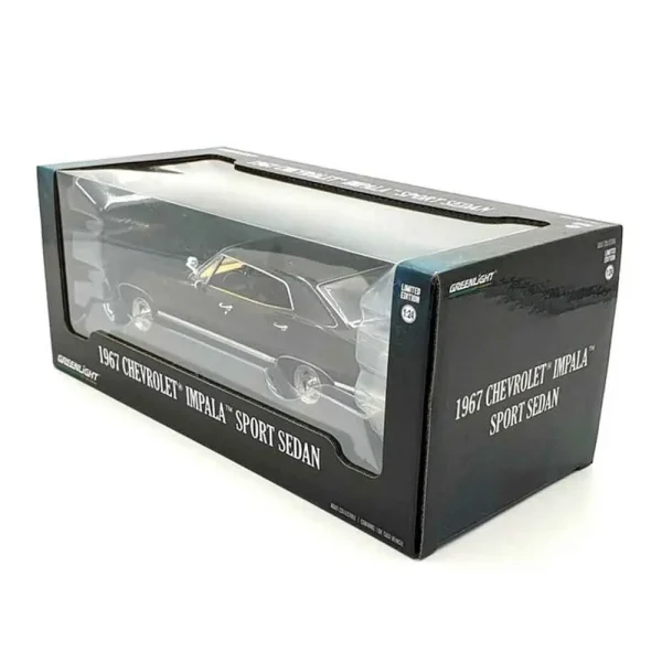 ماکت شاهکار از شورولت ایمپالا کلاسیک 1967 Chevrolet Impala Sport Sedan برند Greenlight مقیاس 1/24